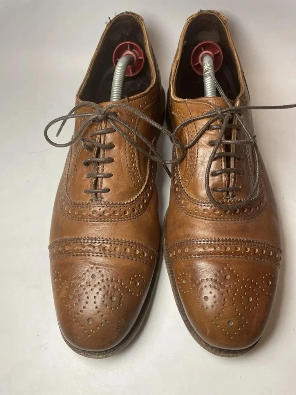 Allen Edmonds 'Strands' Cap Toe Oxford Size 8.5 D MENS Brown